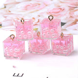 6Pcs Pearl Resin Charms Pendants for DIY Earrings C263
