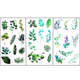6Pcs Leaves Resin Sticker Epoxy Resin Mold Frame Fillers Material