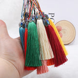 6Pcs/Lot Cotton Silk Tassel Fringe Hanging Rope for DIY Jewelry Making