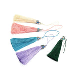 6Pcs/Lot Cotton Silk Tassel Fringe Hanging Rope for DIY Jewelry Making