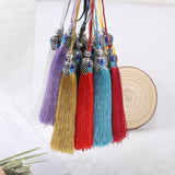 6Pcs/Lot Cotton Silk Tassel Fringe Hanging Rope for DIY Jewelry Making