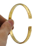 6Pcs Dubai Bangles Women Men 24k Ethiopian Bracelets African Jewelry