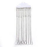 6Pcs Silver Snake Chains Necklace Women Jewelry Making Findings