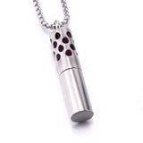 6Pcs Mixed Stainless Steel Aromatherapy Necklace
