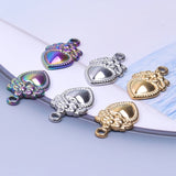 6Pcs/Lot Stainless Steel Ankh Life Dagger Charms