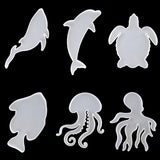 Marine Organism Coaster Silicone Resin Molds Kit