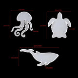 Marine Organism Coaster Silicone Resin Molds Kit