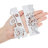 6Pcs Metal Flowers Border Lace Butterfly Cutting Dies