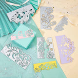 6Pcs Metal Flowers Border Lace Butterfly Cutting Dies