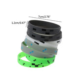 6Pcs Miner Crafting Style Character Bracelets Pixelated Theme Party Favor