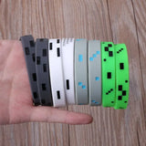 6Pcs Miner Crafting Style Character Bracelets Pixelated Theme Party Favor