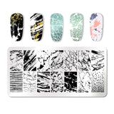 6Pcs Nail Art Stamp Template Set