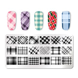 6Pcs Nail Art Stamp Template Set