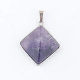 6Pcs Pyramid Square Opal Quartz Malachite Pendants Natural Stone