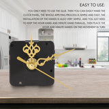 6Pcs Clock Movement Mechanism Kit DIY Wall Clock Repair Parts