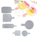 6Pcs Resin Silicone Tray Molds Large Serving Board Epoxy Resin DIY Craft Tools