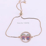 Romantic CZ Micro Paved Love Couple Bracelets