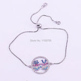 Romantic CZ Micro Paved Love Couple Bracelets
