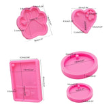 6Pcs Silicone Epoxy Casting Molds for DIY Crafts