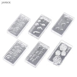 6Pcs 3D Flower Shell Conch Mold for Nail Earrings Pendant