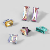 6Pcs Geometric CZ Ear Cuff Clip Earrings Set Women Jewelry Gift