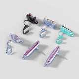 6Pcs Geometric CZ Ear Cuff Clip Earrings Set Women Jewelry Gift