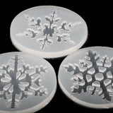 6Pcs Silicone Christmas Snowflake Mold Epoxy Resin Mould DIY Craft