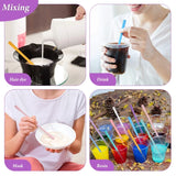 6Pcs Silicone Stir Sticks Resin Mix Sticks for DIY Crafts