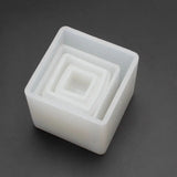 6Pcs Square Epoxy Resin Mold Cube Silicone Molds Jewelry Making