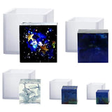 6Pcs Square Resin Mold Cube Silicone Molds 6 Sizes