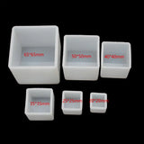 6Pcs Square Resin Mold Cube Silicone Molds for Casting Jewelry Making