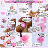 6Pcs Succulent Flower Pot Resin Silicone Mold Flower Jewelry Resin Casting Mold