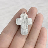 6Pcs Turquoise Cross Charms Pendants for DIY Necklace