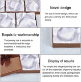 6Pcs Valentines Jewelry Gift Boxes with Bowknot Ribbon 9x9x2.7cm
