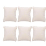 6Pcs Velvet Bracelet Watch Pillow Multicolor Cushion Holder Organizer