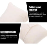 6Pcs Velvet Bracelet Watch Pillow Multicolor Cushion Holder Organizer