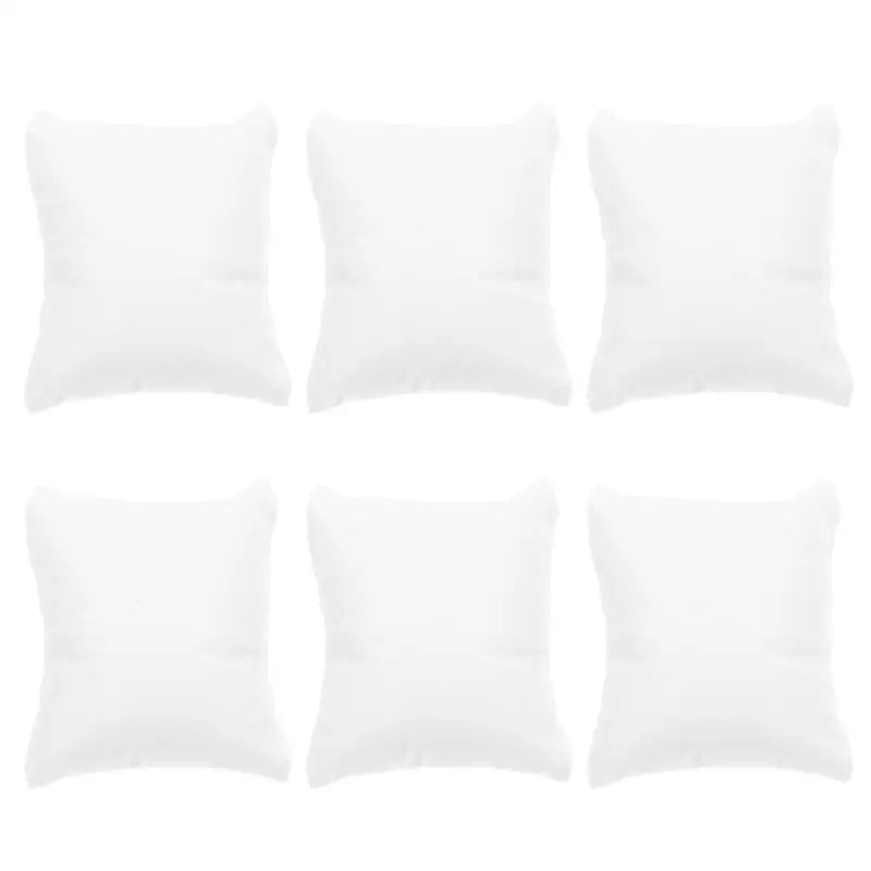 6Pcs Velvet Bracelet Watch Pillow Multicolor Cushion Holder Organizer