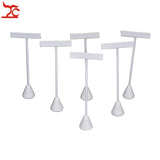 6Pcs PU Earring Jewelry Display Rack T Bar Stand 13.5cm