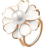 6Pcs Women's Pearl Crystal Rhinestone Scarf Ring Clip