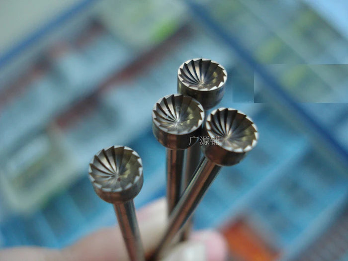 6Pcs Cup Burs Set 0.7mm-2.9mm Steel Engraving Tool