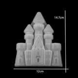 Castle Epoxy Resin Molds Villa Christmas House DIY Resin Epoxy Casting Mold