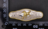 6X 65*24mm Cowboy Horse Leathercraft Bridle Saddles Belt Conchos