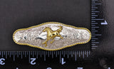 6X 65*24mm Cowboy Horse Leathercraft Bridle Saddles Belt Conchos