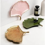6X Leaves Silicone Mould Tray Leaf Shape Saucer Fruit Resin Mold