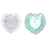 Leaf Silicone Mould Tray Epoxy Resin Mold Leaf Shape Saucer Fruit Tray
