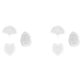 6X Leaves Silicone Mould Tray Leaf Shape Saucer Fruit Resin Mold