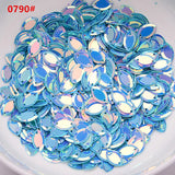 6X13mm Flat Round PVC Sequins Paillettes Craft Wedding Decor