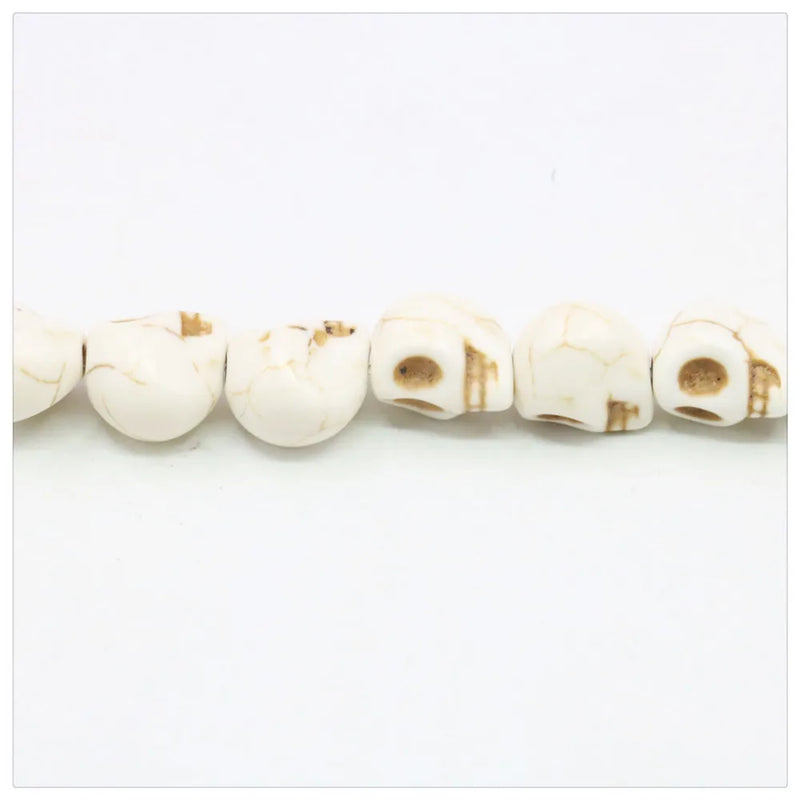 Multicolor Skull Turquoise Beads for DIY Jewelry Making