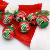 Xmas Ornaments Glitter Hanging Ball for Christmas Tree Decoration