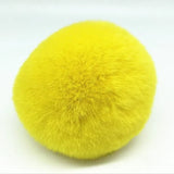 Rex Rabbit Fur Ball Keychain School Bag Hat Scarf Diy Pompom 5/10Pcs
